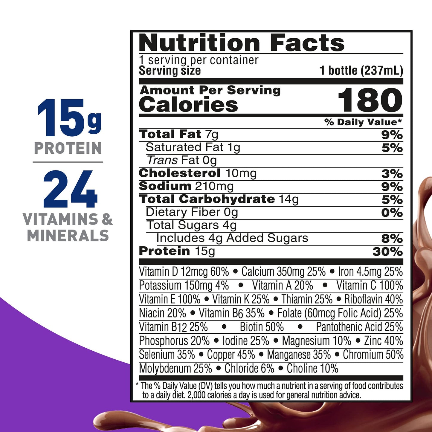 BOOST Women Balanced Nutritional Drink, Rich Chocolate, 8 Fl Oz, Pack of 24