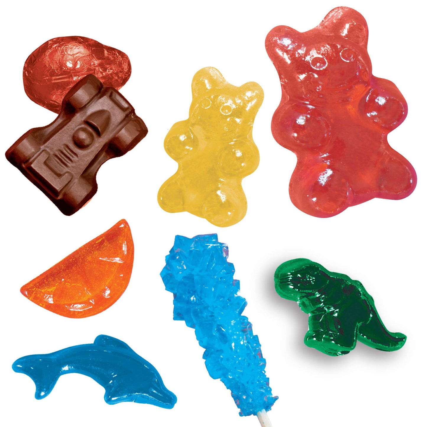 Thames & Kosmos Candy Chemistry Science Kit | 48 Page Manual | Ages 10+ | Multi Color | Model 665003 | Plastic Material