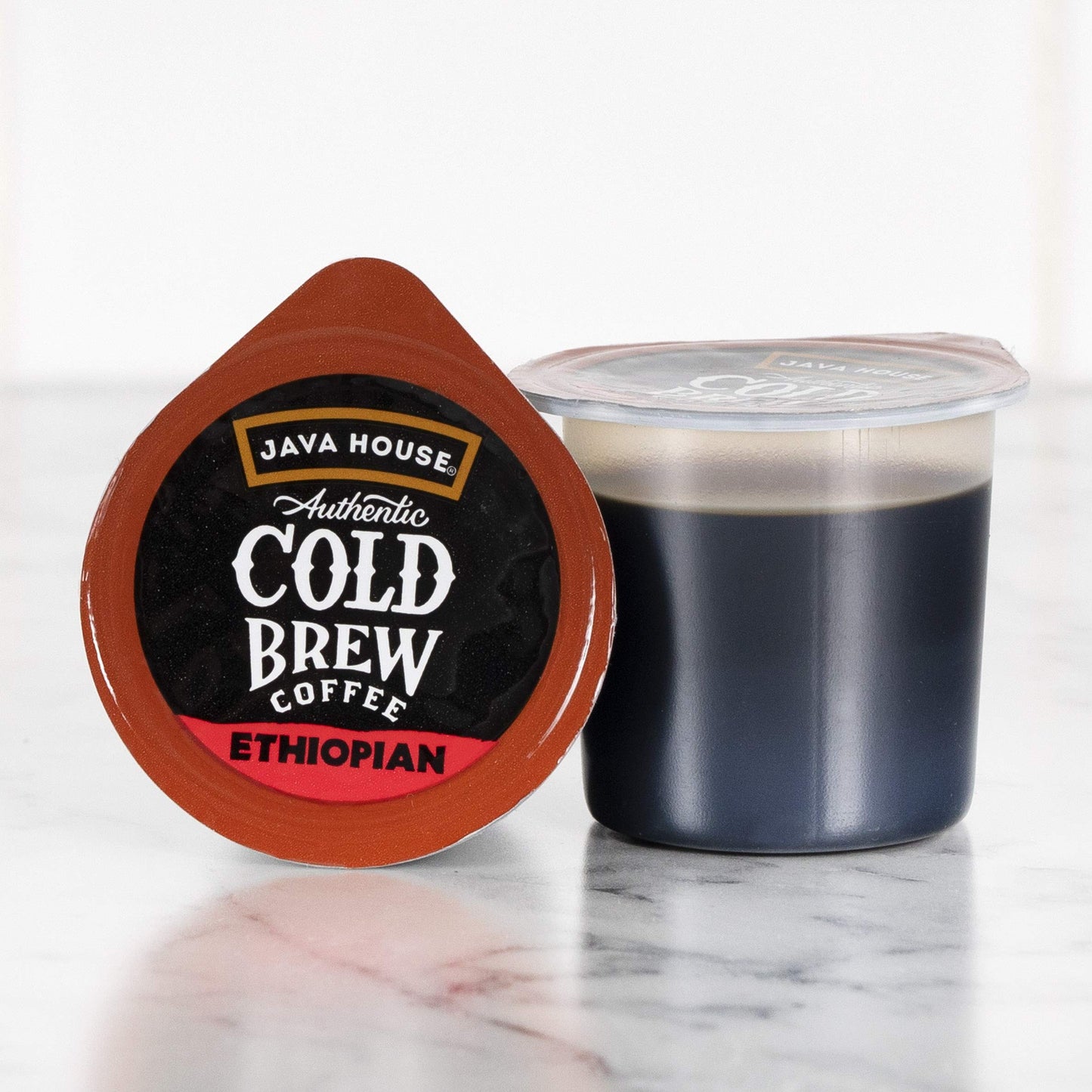 Java House Cold Brew Coffee Concentrate Single Serve Liquid Pods, Ethiopian, 1.35 Fl Oz (Pack Of 6)