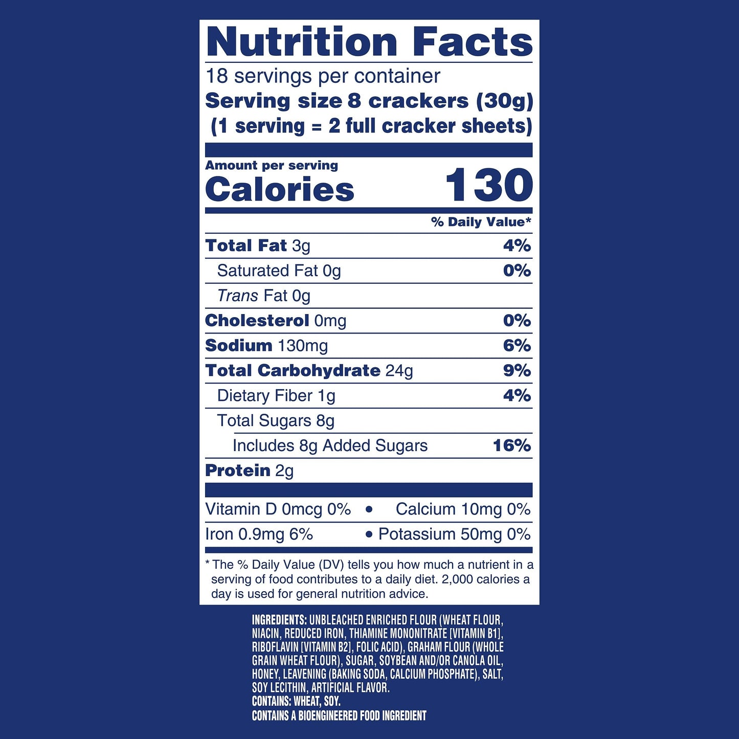HONEY MAID Graham Crackers, Lunch Snacks, Family Size, 19.2 oz