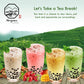 Bubble Boba Tea Kit with Instant Tapioca Pearls and Milk Tea Powders | Makes 8 Drinks | Assorted Classic Flavours include Classi