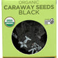 Spicely Organic Caraway Seeds Black (Nigella, Black Cumin) Whole 0.35 Ounce Ecobox Certified Gluten Free