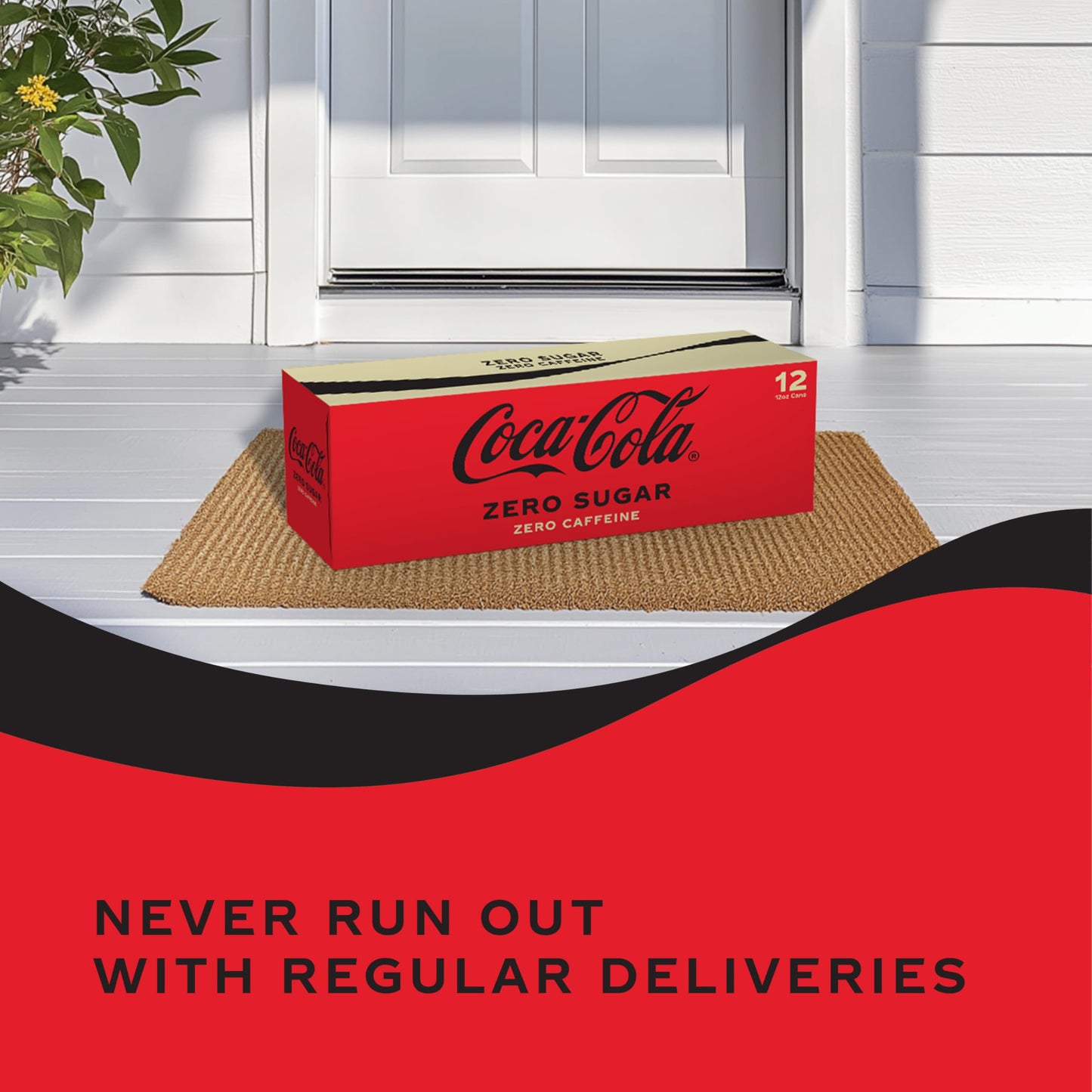 Coca-Cola Zero Caffeine-Free Soda  12 Fl Oz (pack of 12)