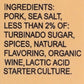 Colameco, Pork Pancetta Diced Uncured, 4 Ounce