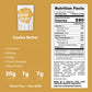 Oats Overnight Cookie Butter Oats - 20g Whey Protein, High Fiber, Gluten Free, 2.7 oz (Pack of 8 + Bottle)
