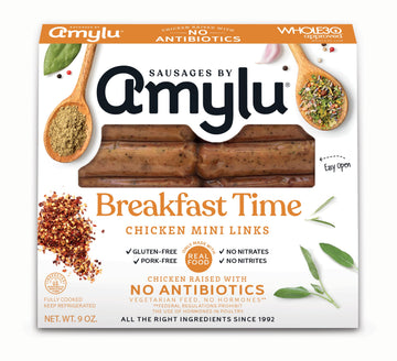 Amylu Chicken Sausage Breakfast Time 9oz