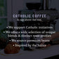 Catholic Coffee St. Valentine | Medium Roast Ground Coffee – Raspberry & White Chocolate Notes | 12Oz Bag – Sweet Catholic Gift For Loved Ones
