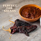 Rico Rico Dried Ancho Chile Peppers 8 Oz - Premium Ancho Chiles Secos For Authentic Mexican Recipes - Mild To Medium Heat, Resea
