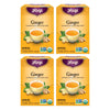 Yogi Tea Ginger Tea - 16 Tea Bags Per Pack (4 Packs) - Organic Ginger Tea Bags - Digestive Support Tea - Includes Ginger Root, L