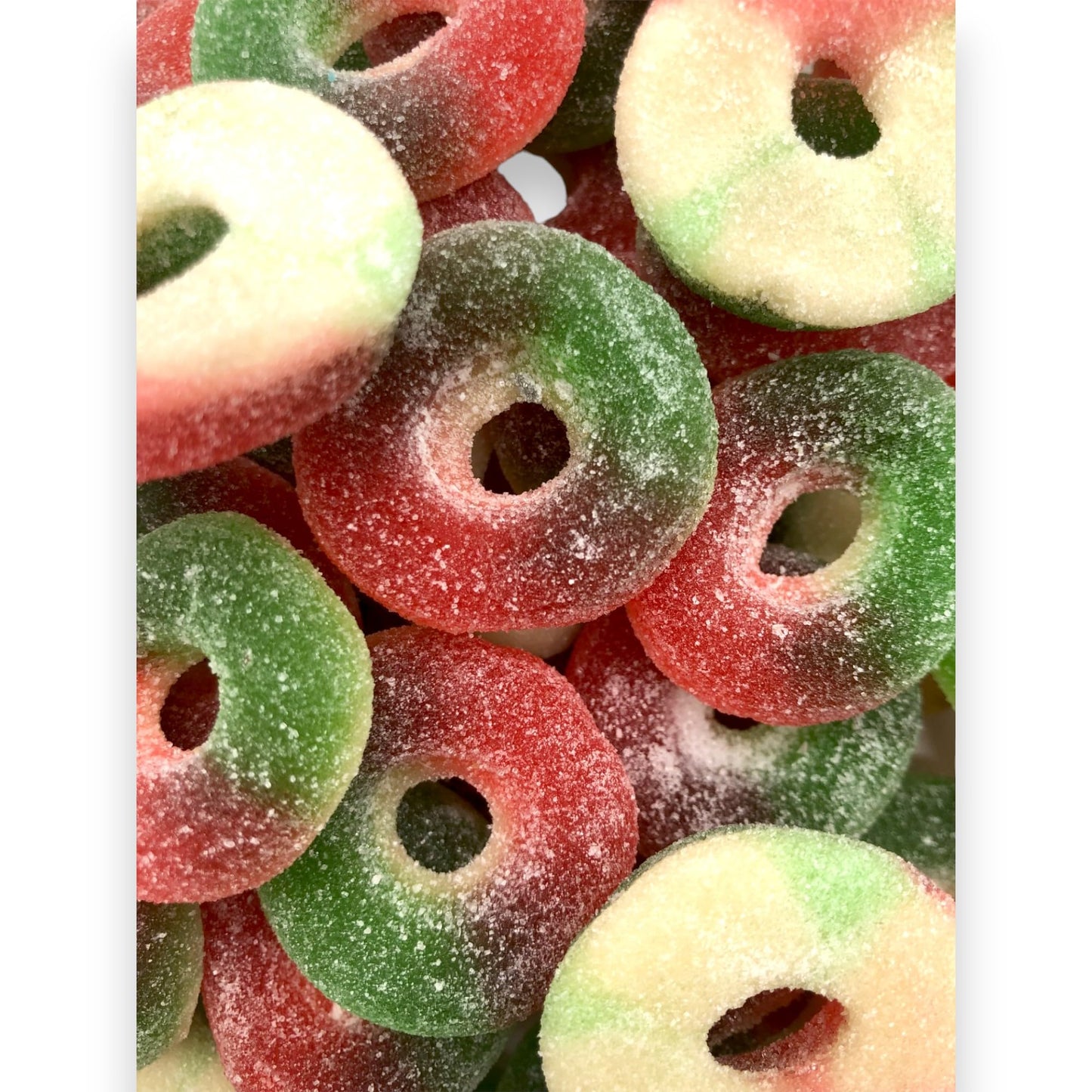 Premium Watermelon Rings -1.5 Lbs Delicious Watermelon Flavor Soft Sweet Gummy Rings In Resealable Bag, Perfect For Snacks, Part