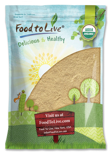 Food to Live Organic Mesquite Powder, 10 Pounds - Non-GMO, Kosher, Bulk