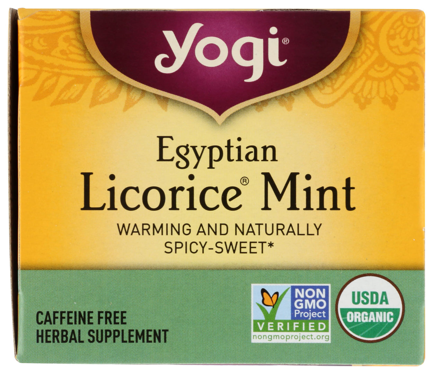 Yogi Tea, Egyptian Licorice Mint, 16 Count