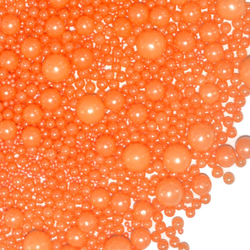 Orange Sprinkles Halloween Sprinkles for Cupcakes Edible Sugar Pearls Cookie Ice Cream Cake Topper Cupcake Decorations Wedding H