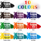 Food Coloring Powder - Ercorart 10 Vivid Colors Powder Food Dye, Highly Concentrated Flavorless Food Coloring For Baking, Frosti
