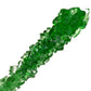 Candy Envy Green Rock Candy Sugar Sticks - Green Apple Flavor - 24 Count Individually Wrapped Party Favors