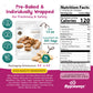 Whole Grain Cinnamon Crispy Bites, All-Natural Individually Wrapped Cinnamon Best Snacks for Classroom, Made in USA, 108 Count,