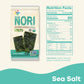 KIMNORI Seasoned Sea  Snacks - Organic Sea Salt Flavor, 24 Packs, 4g Each, 100% Natural Laver, Roasted Crispy Sea