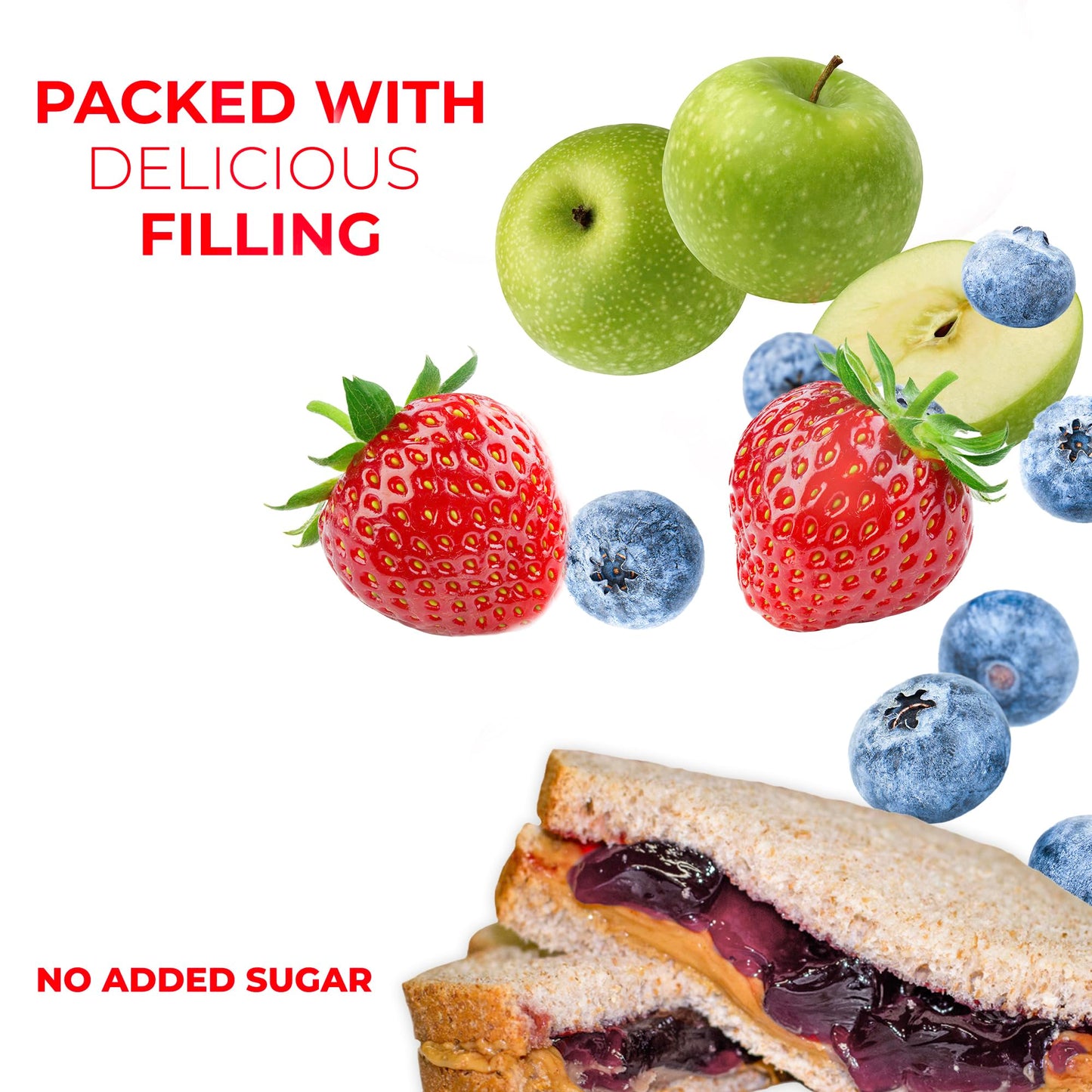 Betty Lous Fruit Bars & PB&J Bars Variety Pack, Gluten Free, Vegan, Non GMO, Deliciously Healthy Snacks, Individually Wrapped,