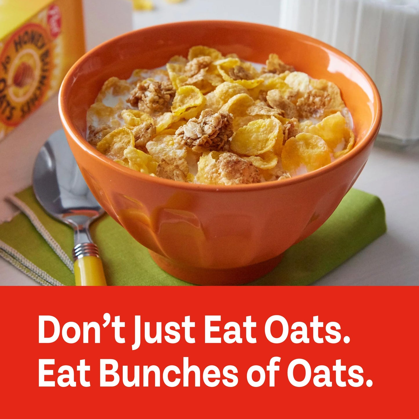 Honey Bunches of Oats Honey Roasted Breakfast Cereal, Honey Oats Cereal with Granola Clusters, Small Cereal Cup Size for Easy On