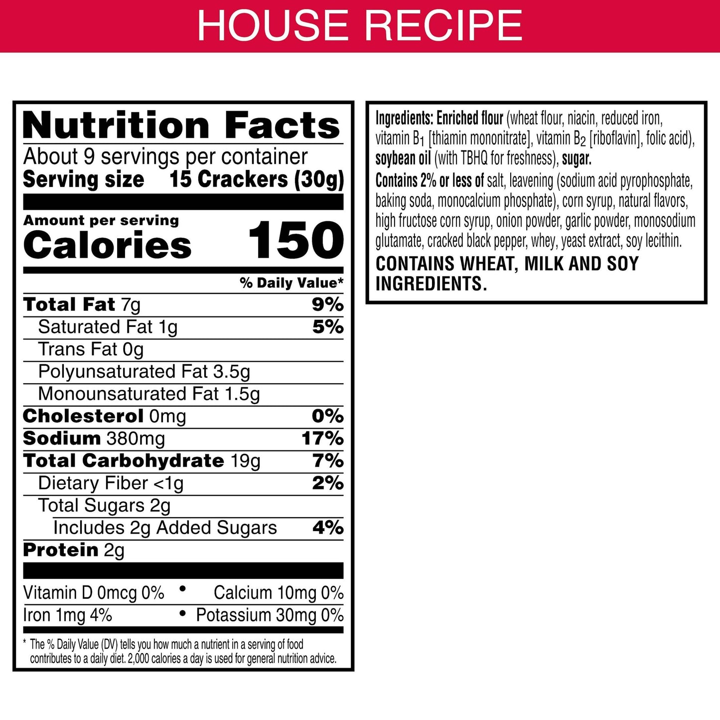 Town House FlipSides Minis Oven Baked Crackers, Lunch Snacks, House Seasoned (12 Boxes)