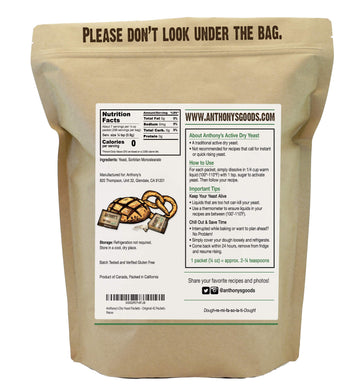 Anthony'S Active Dry Yeast Packets, Contains 42 Individual Packets, Gluten Free