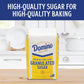 Domino Granulated Sugar  4 lb Bag of enhanced Pure Cane Sugar (Pack of 2) with Bonus Brand Recipe Card