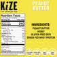 Kize Energy Peanut Butter High Protein Snack Bars, 10 Count, 10G Grass-Fed Whey Protein, Gluten Free, Non-Gmo, Soy Free, Mission