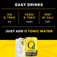 Q MIXERS Tonic Water - Real Quinine & Organic Agave, 7.5 Fl Oz, Pack of 24