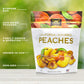 Traina Home Grown California Sun Dried Peaches - Healthy & Non-Gmo, Natural Sweet Flavor Fruit No Sugar Added, Perfect Snack In