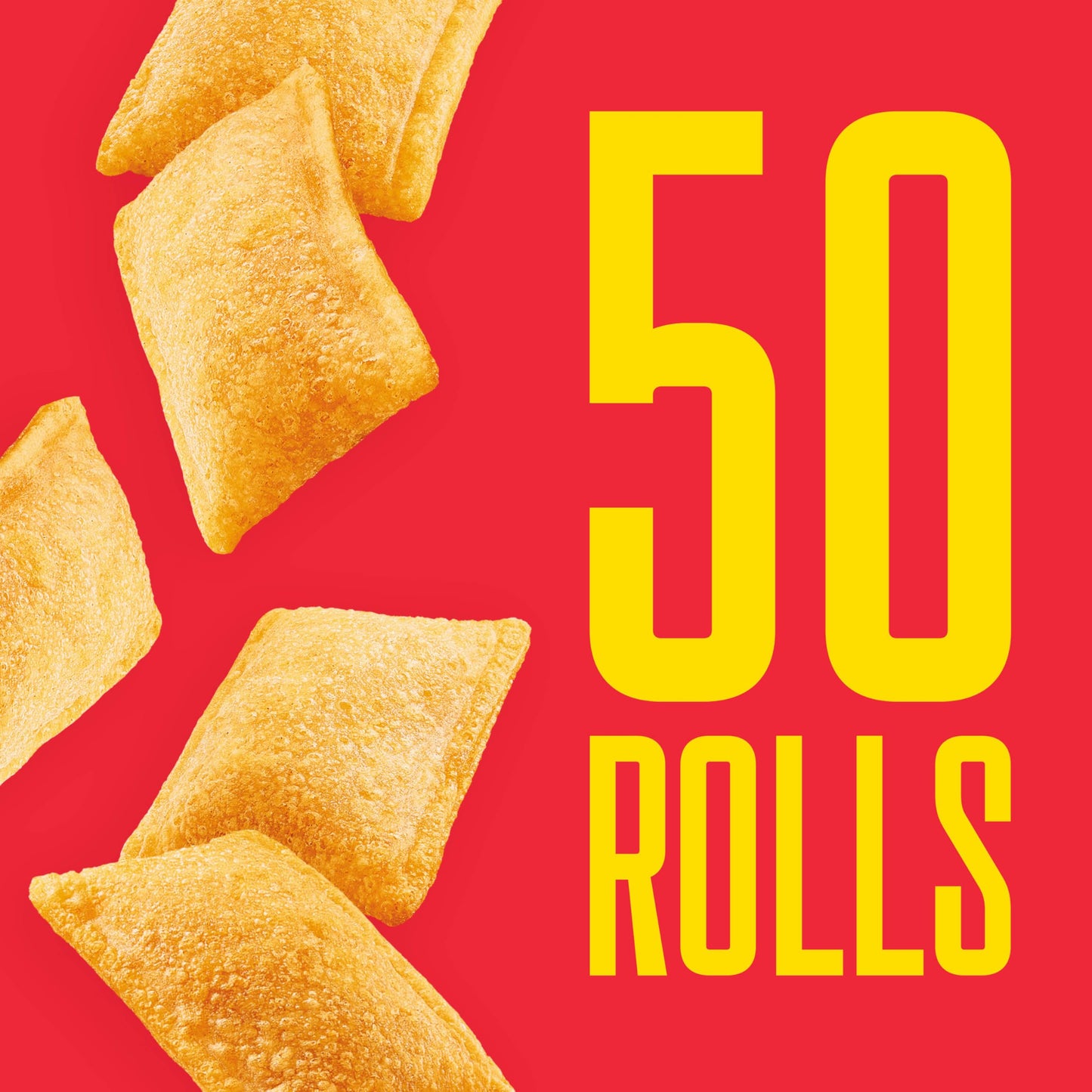 Totinos Pizza Rolls, Cheese Flavored, Frozen Snacks, 50 Rolls, 24.8 oz