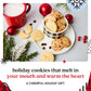David’S Cookies Shortbread Cookies In Happy Holidays Gift Tin – Festive Holiday Cookie Sampler Gift Box For Christmas & Family Gatherings – Mini Scottish Butter And Chocolate Chip Shortbread