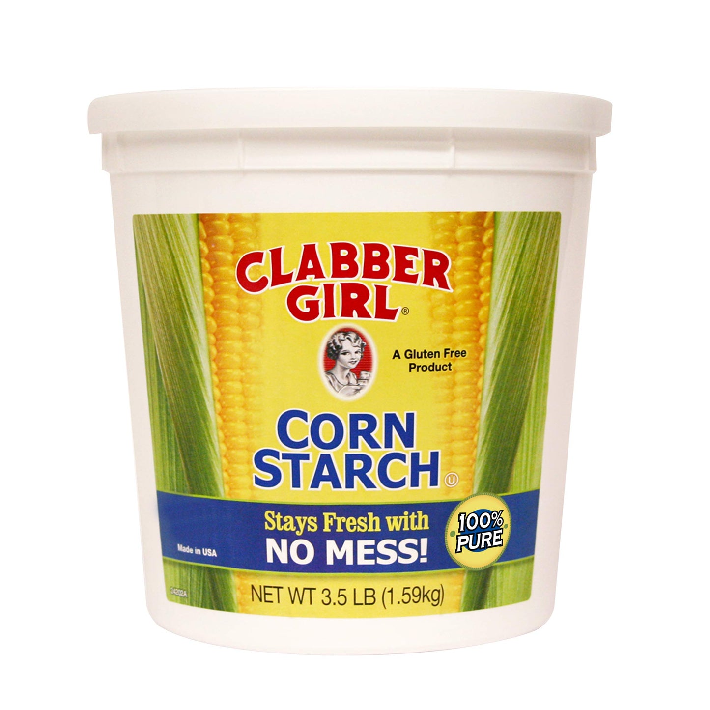 Clabber Girl, Corn Starch, 3.5Lb