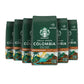 Starbucks Ground Coffee, Medium Roast, 100% Arabica, 12 oz bags, Pack of 6, Colombia