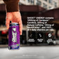GHOST Energy Drink - 12-Pack, Welchs G , 16oz Cans, Vegan, Gluten-Free, 200mg Caffeine, L-Carnitine & Taurine