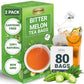 LeafLea Bitter Melon Tea Bags, Caffeine-Free Herbal Fruit Tea, 80 Bags (Pack of 2)