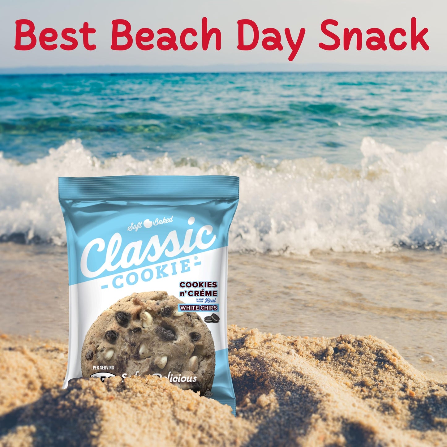 Classic Cookie, Soft Baked Cookie, Cookies N' Creme 3Oz, 8 Cookies