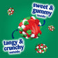 Nerds Frosty Gummy Clusters Share Pouch, Christmas Candy, Red and Green Gummy Candies, 3 oz