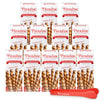 Pirouline Rolled Wafers - Chocolate Hazelnut - Rolled Wafer Sticks Bundled With Serving Tongs  Crme Filled Wafers For Coffee  Tea  Ice Cream  Snacks  Parties  Gifts  And More - 3.25Oz Carton 12Pk