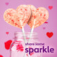 Brachs Strawberry Cupcake Glitter Lollipops, Valentine'S Day Candy, Individually Wrapped, 30 Count