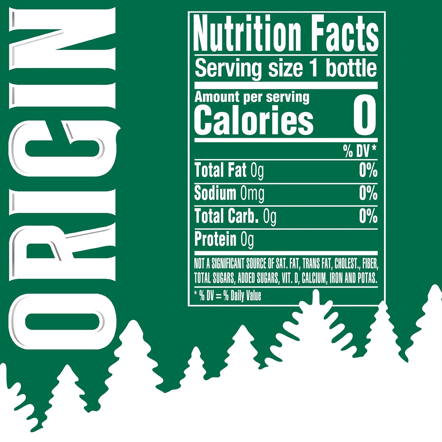ORIGIN Natural Spring Water, 900 mL, 30.4 Fl Oz, Recycled Plastic Bottle, Pack of 12 - Pure Hydration for Every Occasion