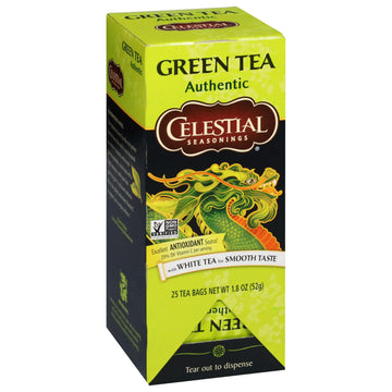 Celestial Seasonings Authentic Green Tea 25 Tea Bags