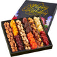 Happy Birthday Dried Fruit & Nuts Gift Basket Arrangement Platter, Gourmet Food Snack Box, Birthday Care Package, Healthy Kosher