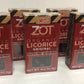 ZOT Organic Licorice, Original, 0.4 oz (Pack of 6), Dark Brown/Black, Model KKPPOA25607