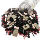 Se Si&Moos Edible Tombstones Bloody Bones Sprinkles Black And Red Sprinkles Halloween Sprinkles For Cake Decorating Tombstone Ca