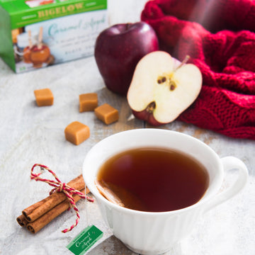 Bigelow Tea Caramel Apple Black Tea, Caffeinated, 18 Count (Pack Of 6), 108 Total Tea Bags