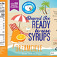 Hypothermias Hawaiian Snow Cone Syrup, Shaved Ice Flavor - Quart (32 Fl. Oz) - Dreamcicle - Non-Gmo 100% Pure Cane Sugar, Bpa-Fr