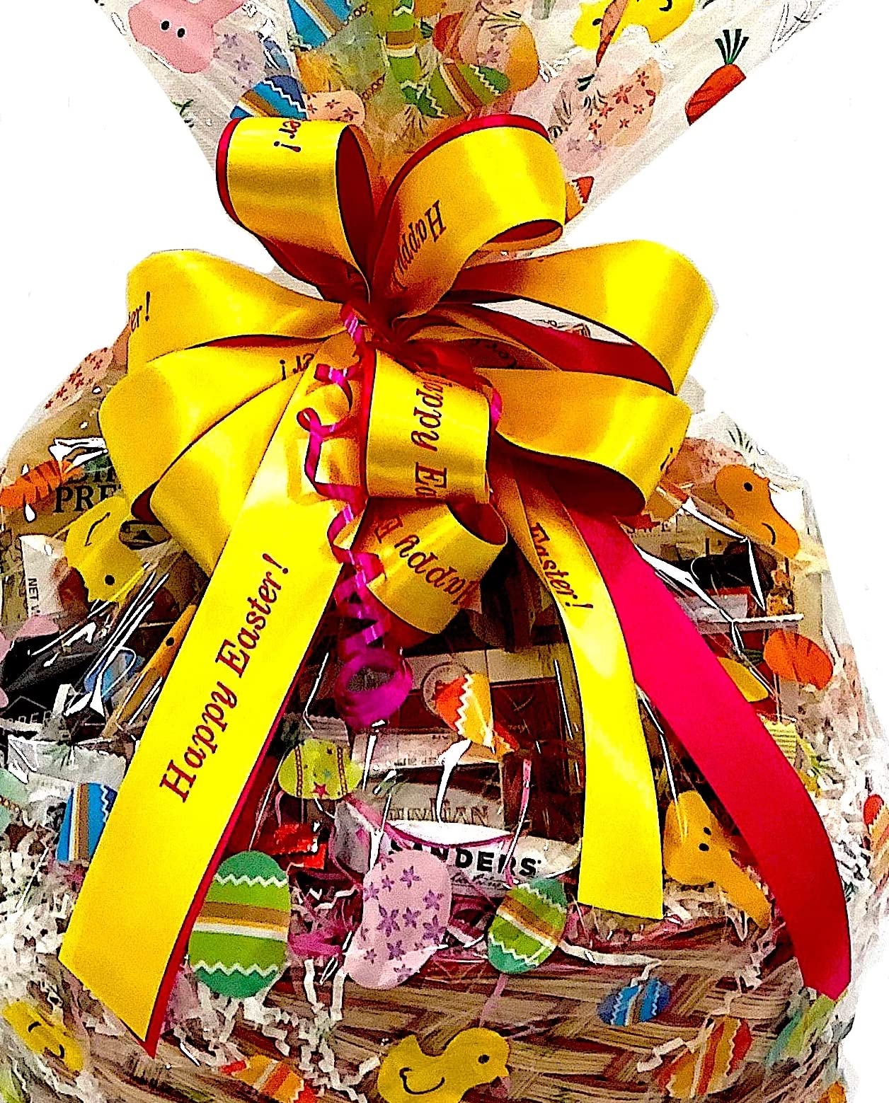 Gifts of Gourmet Hand-Crafted 28-Piece Chocolate Gift Basket - Large Size - Egg Party