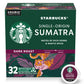 Starbucks K-Cup Coffee Pods, Dark Roast, 100% Arabica, 32 Count