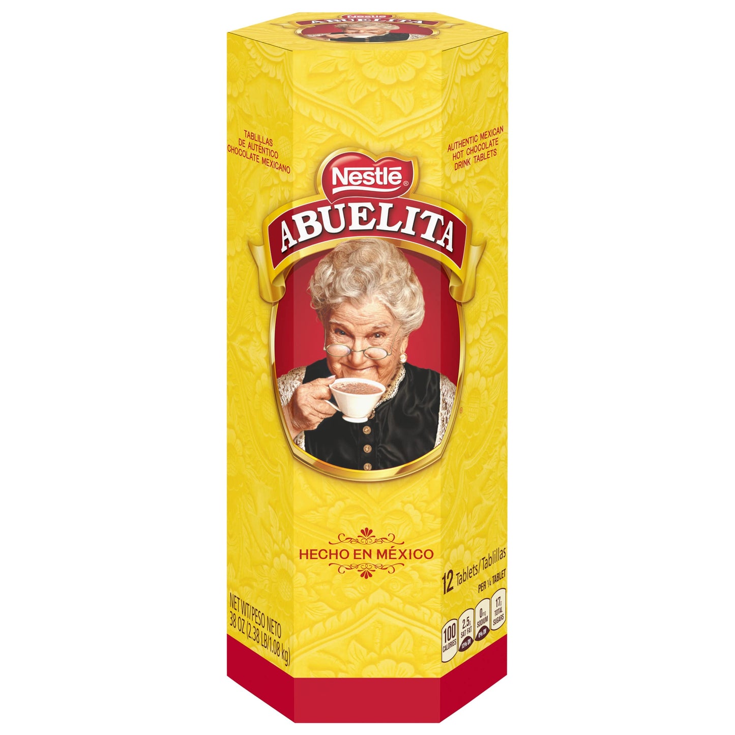 Abuelita Mexican Chocolate compact pieces, 36 Count (Pack of 3), New Version, Model PF-MAH1-F5EK