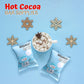 4Es Novelty 50 Packs Snowman Bits Mini Marshmallow Packets  Vanilla Flavored  14 Marshmallows in Each Bag  Bulk Individually Wrapped Christmas Marshmallows For Hot Chocolate Bar Supplies Party